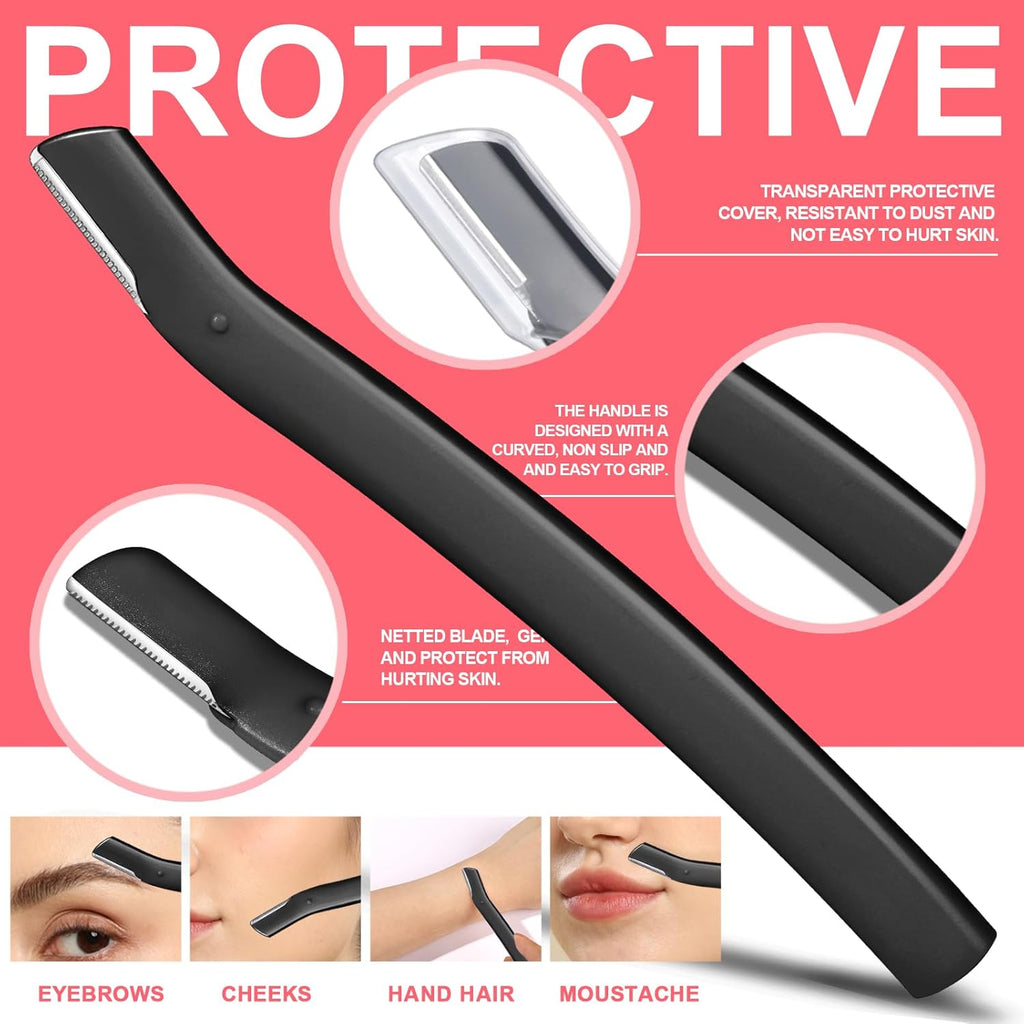 Eyebrow Kit, 6in1 For Women & Men Facial Hair, Scissors, Eyebrow Kit, Eyebrow Tweezers, Eyebrow Razor, Eyebrow Brush, Eyebrow Scissors. Professional Grooming Set